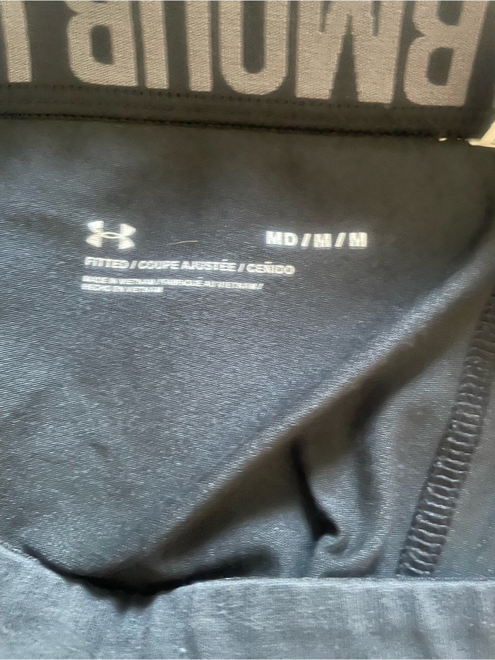 Under Armour Black Performance Crop Top